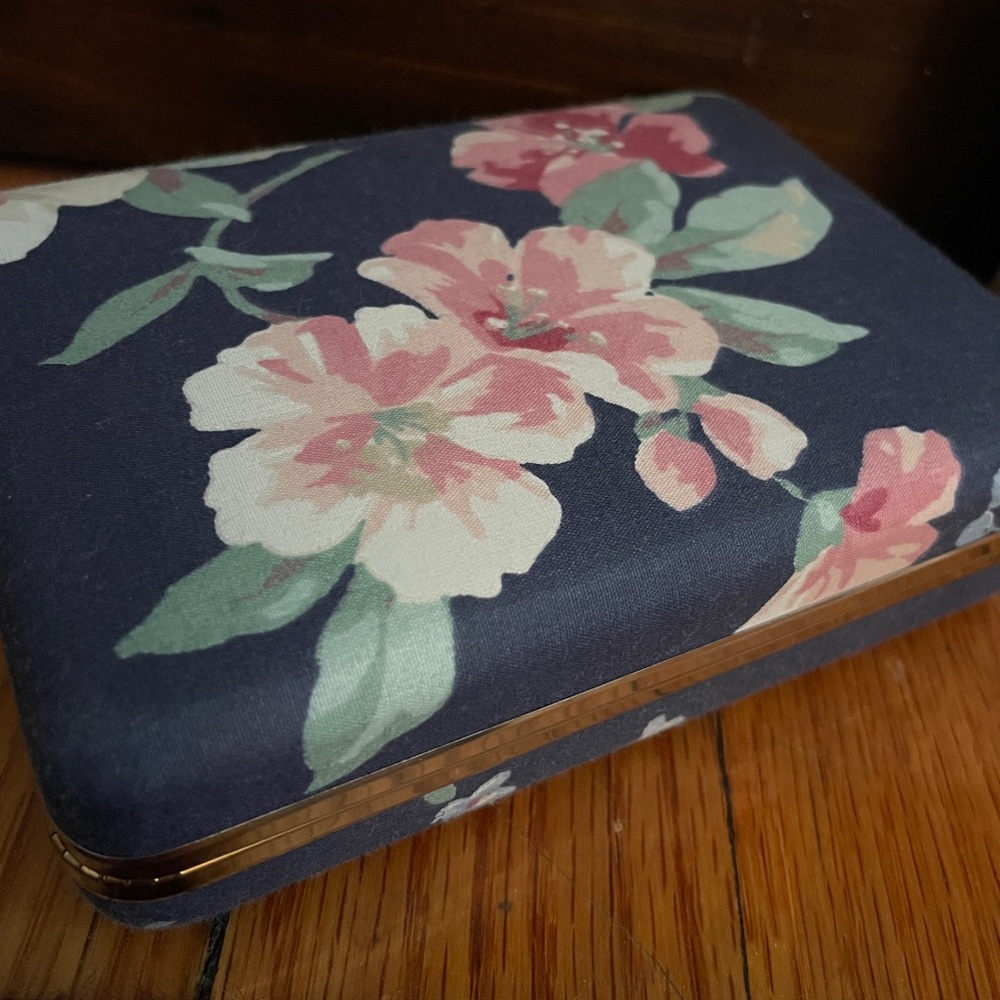 Floral Mele Hard Jewelry Travel Case